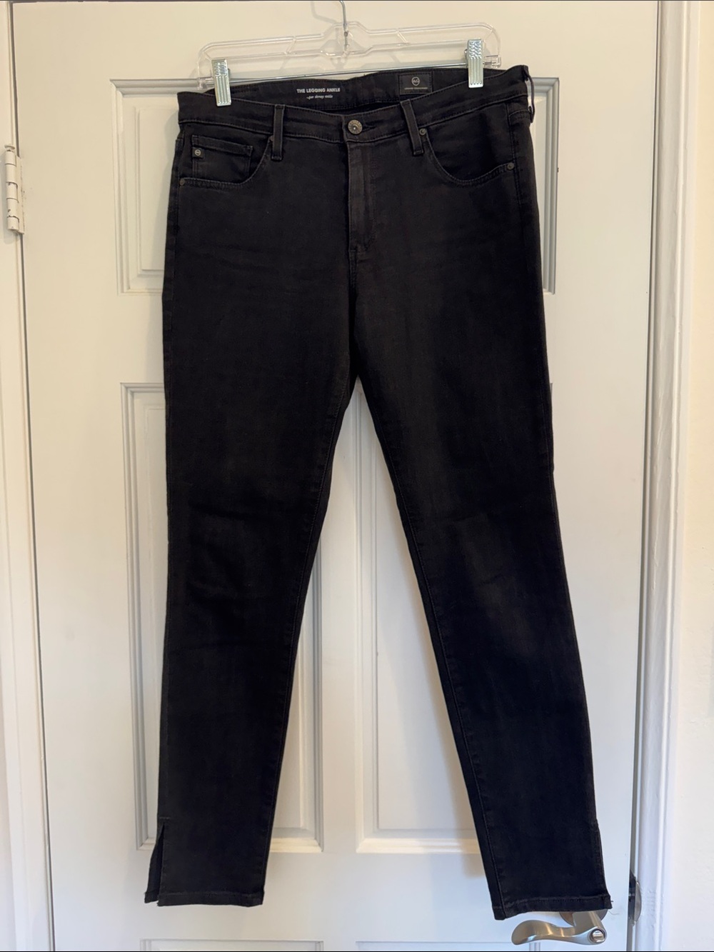 Agolde The Legging Ankle Black Super Skinny Ankle Jeans